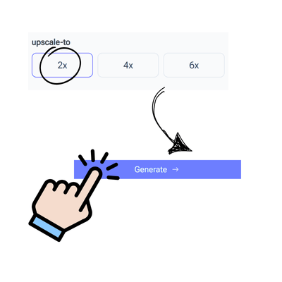 Step 2: Choose the Upscaling Factor - ImageEnhancer