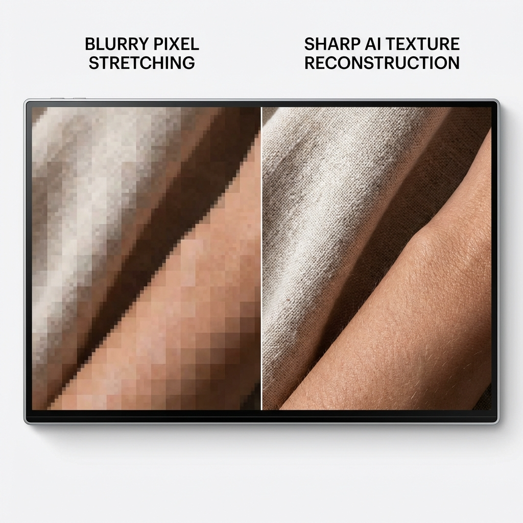 The Professional Standard: Manual Stretching vs. AI Reconstruction