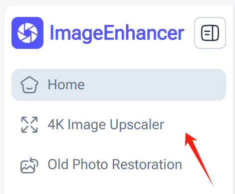 Step 2 – Choose 4k Image Upscaler or Restoration Options