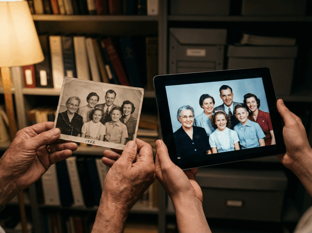 Vintage Photo Restoration (FAQ Concept)